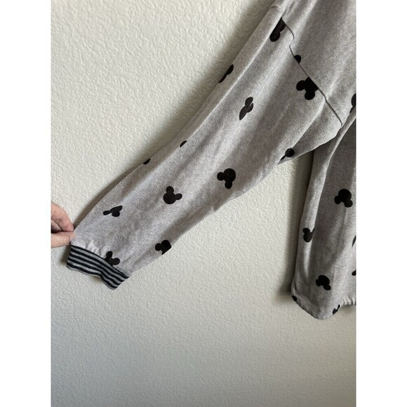 Disney Costco Women's Pajama Sweatshirt Size Large Mickey Mouse Print Multicolor - Picture 4 of 6